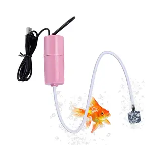 Luchtpompje Aquarium - Aquarium Zuurstof Pomp - Usb Mini Aquarium Luchtpomp - 1W Energiebesparende Beluchter - Draagbare Aquarium Luchtpomp - Met