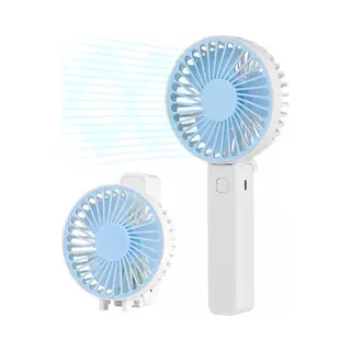 Handventilator - Draagbare Ventilator - Mini Fan Oplaadbaar - Oplaadbaar - 3 Standen - Kleine Portable Ventilator Met Usb - Draadloze Tafelventilator