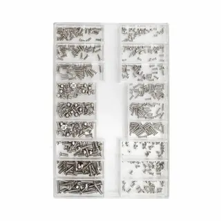 Schroefset - 500 Stuks - M1, 2 T/m M2 - Schroeven Set - Verzonken Kop - Platte Kop - Diy Assortiment - Schroefjes Metrisch - Roestvrij Staal Micro