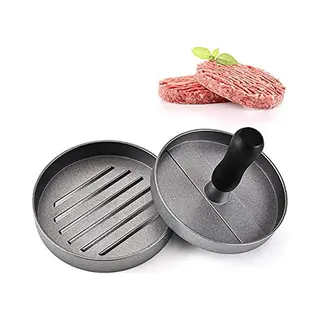 Hamburgerpers - Hamburgerpers - Hamburger - Burger Press - Burger Maker - Hamburger - Rvs - Hittebestendig - Anti Aanbaklaag - Hamburger Pers -