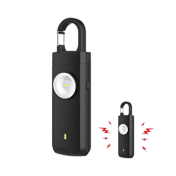 Persoonlijke Alarm - Krachtig 130 Db Geluid En Felle Flits - Persoonlijke Veiligheidsalarm - Zelfverdediging Sleutelhanger - Persoonlijke Bescherming thumbnail