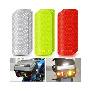 36 Stuks Reflecterende Stickers - Reflecterend - 3x8cm - Universele Veiligheidsstickers - Reflecterende Tape - Reflecterende