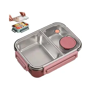 Lunchbox - Lunchboxen - 850ml - Rvs - Snackbakje - Lunchbox Volwassenen - Lunchbox Voor Kinderen - Lekvrije Lunchboxen - Onbreekbaar - Grote