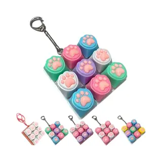 Keyboard Fidget Toy - 1 Stuk - Fidget Toys - Toetsenbord Speelgoed - Sleutelhangers - Sensorisch Antistress Speeltje - 9-in-1 Keyboard Fidget Clicker