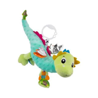 Playgro Sensory Friend Drache - Babyspielzeug - Motorik - Babysensorik - Babyrassel - Babymotorik - Kinderspielzeug - Farbig