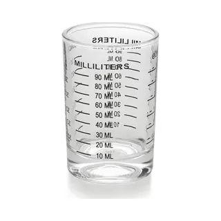 Gsedaox- Maatbeker Mini-Maatbeker Van Glas-Hitte- En Magnetronbestendig -90 Ml Transparant Maatglas