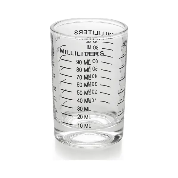 Gsedaox- Maatbeker Mini-Maatbeker Van Glas-Hitte- En Magnetronbestendig -90 Ml Transparant Maatglas thumbnail