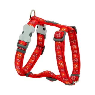 Red Dingo Geschirr Für Dog Rot Dingo Style Rot Fußabdruck De Tier 46-76 Cm