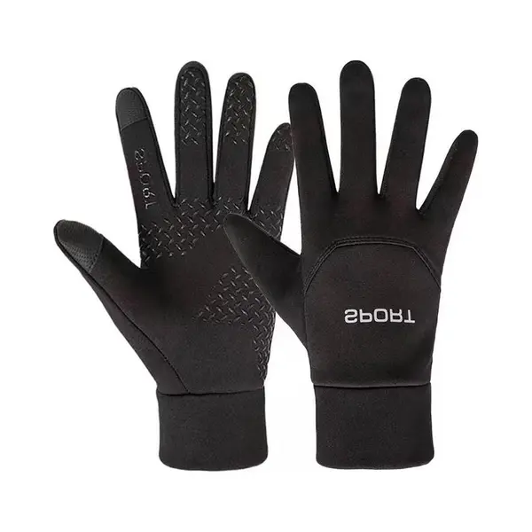 Handschoenen Voor Heren En Dames (kleur , Zwart) - Warme Handschoenen-Touchscreen-handschoenen - Winddicht Sporthandschoenen-Antislip thumbnail