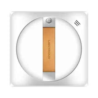 Eco Ride Robot Raamreiniger Liectroux YW710, Dubbele Watersproei, 2500PA Zuigkracht, Afstandsbediening En App-besturing, Home Muur Glasreinigingsrobot Wit