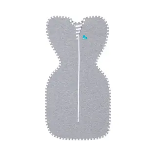 Love To Dream™ Swaddle Up™, Newborn 2.2-3.8 Kg - Grey, Snug Fit, Supports Healthy Sleep Routine, 1.0 Tog - Ideal For 20-24°C Temperatures,