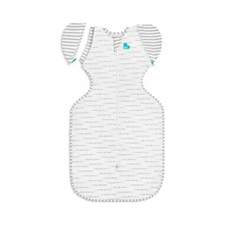 Love To Dream™ Swaddle Up™ Transition Bag, Medium 6–8.5 Kg – White Dreamer | Snug Fit With Zip-Off Wings | 1.0 Tog Ideal For Spring & Summer