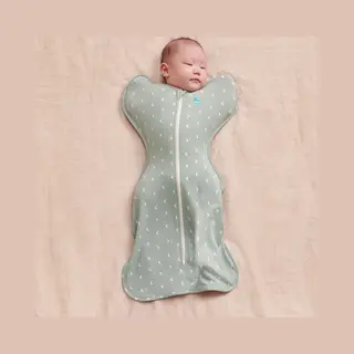 Love To Dream™ Babyslaapzak Swaddle Up™ - Inbakeren - Baby 0-3 Maanden - 3.5-6 Kg - All Season - Olive Moon