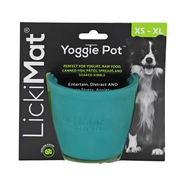 LickiMat Yoggie Topf - Türkis thumbnail