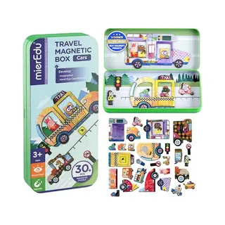 MierEdu Travel Magnetic Box- Cars