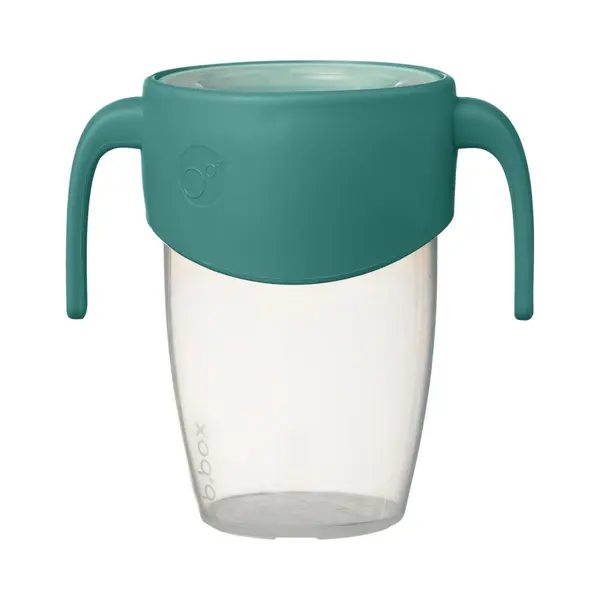 B.box 360 Cup, Toddler Sippy Cup & Beaker For Toddlers With Silicone Drinking Rim, Spill Proof Locking Mechanism For On The Go, Dishwasher Safe, thumbnail