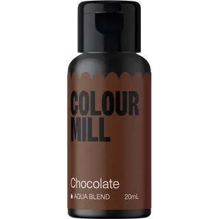 Colour Mill Aqua Blend Voedingskleurstof Op Waterbasis - Chocolate - 20 Ml