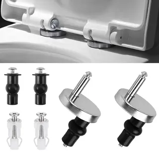 Rvs Scharnier Vervangset - Wc Bril Scharnieren - Toiletbrilscharnierbevestigingen, Toiletbriluitbreidingsschroeven, Universele Toiletbrilschroeven En
