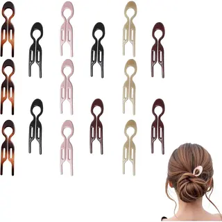 Haarspelden - Set Van 15 Stuks - Franse Haarspelden Voor Dames - Haaraccessoires - Twist Clips - Matte Franse U-vormige Haarspelden - Golvende