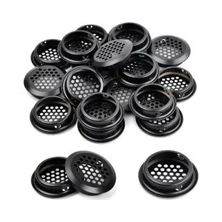 20 Stuks - Ventilatieroosters - 35 Mm - Rvs Ventilatieopeningen - Rvs Ventilatieroosters - Ronde Ventilatieroosters - Roestvrijstalen