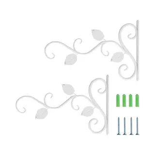 Plantenhaak - 2 Stuks - 30 Cm - Bloemenhaak - Plantenhanger - Metaal - Wandhaak - Muurhaak - Muurhaak Voor Planten - Ijzeren Plantenhangers - Muurhaak