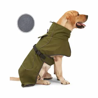 Hondenjas - Reflecterend Jack - Thermische Jas - Ideaal Voor Binnen- En Buitenhonden, Kamperen En Wandelen - Waterdichte Hondenwinterjas - Winddichte