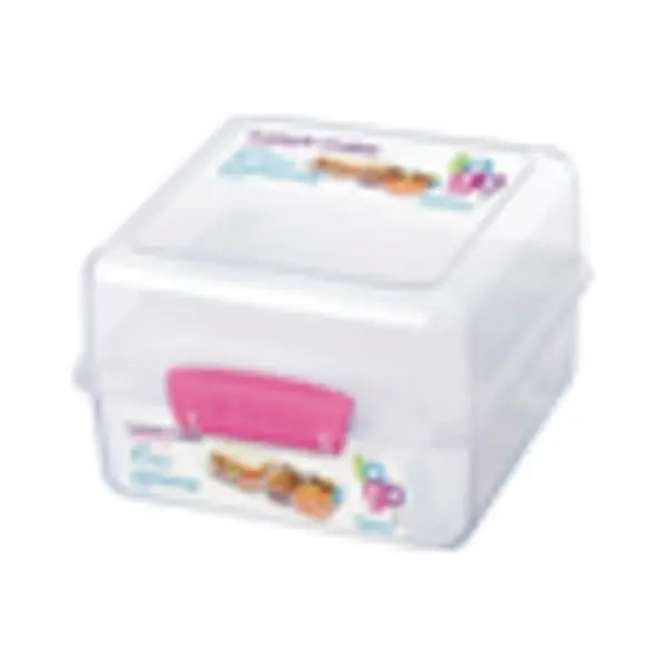 Sistema 21731 Brotdose 1,4 l Kunststoff Pink, Transparent thumbnail