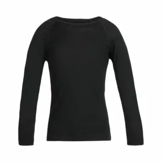 Icebreaker Merino 200 Oasis Ls Crewe Thermoshirt Kinderen Black 10