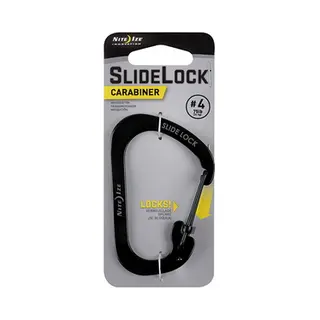 Nite ize Carabiner #4 Slidelock Zwart