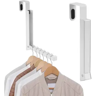2stuks - Opvouwbare Deurhaken - Deurhaken Over Deur - Opvouwbare Wandhaken - Voor Kleding En Accessoires - Deurhaak Om Op Te Hangen - Handige