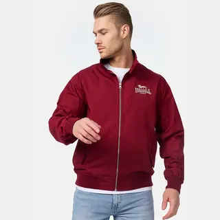 Lonsdale Slimfit Harrington Classic Bordeauxrood - Maat, 3XL