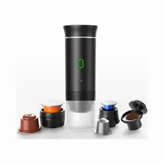 Draagbaar Koffiezetapparaat Voor Onderweg - Draadloos Voor In De Auto - 12 Volt - Espresso - Nespresso - Dolce Gusto - Capsule Koffie - Gemalen Koffie
