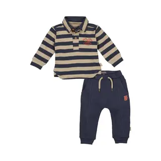 B.e.s.s. B.E.S.S Baby Jongens Kledingset, Poloshirt En Broekje Maat 86