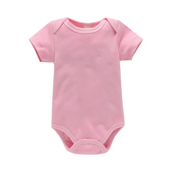 Baby Jumpsuit Korte Mouw Tas Scheet Jurkje Roze Rood(3M) thumbnail