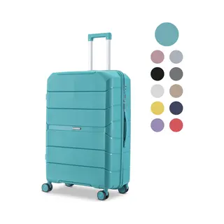 Skycases Urban Adventurer - Handgepäckkoffer - Zahlenschloss - 44L - Spinner-Räder - Reisekoffer Mit Gepäckschloss - Leichter Trolley - Grün