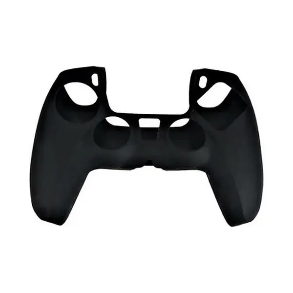 Playstation 5 Controller Skin - PS5 Silicone Hoes - Playstation 5 Accessoires - Cover - Hoesje - Siliconen Skin Case - Zwart thumbnail