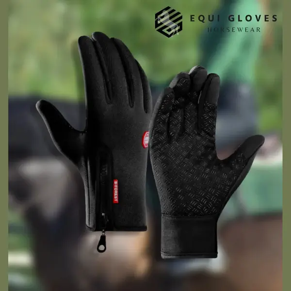Equigloves® Winter Paardrijhandschoenen Xl | Waterafstotend | Winddicht | Ruiterhandschoenen | Ruiterhandschoenen | Touchscreen & Antislip Functie. thumbnail