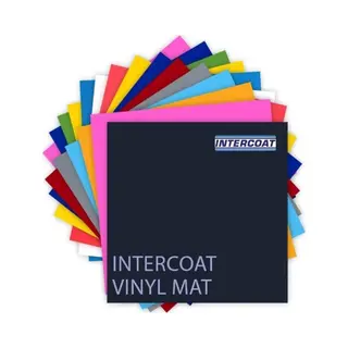 Intercoat Stickerfolie-Vinyl - 20 Rollen Van 30, 5 Cm X 100 Cm Gemixte Kleuren ( Diy, Cricut, Siser, Silhouette, Brother , Plotteren)