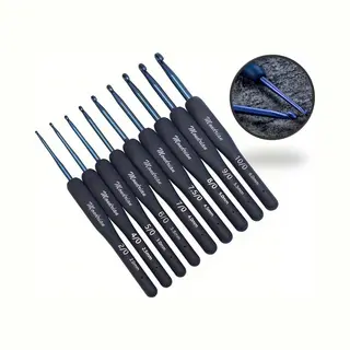 Mondrian Haaknaaldenset - Ergonomische Haaknaalden Set - 9 Stuks