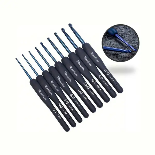 Mondrian Haaknaaldenset - Ergonomische Haaknaalden Set - 9 Stuks thumbnail