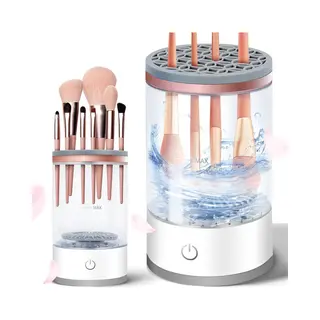 Elektrische Make-up Kwastenreiniger – Automatisch, Snel & Draagbaar | Dieptereiniging Voor Alle Kwasttypes | Ideaal Voor Visagisten & Dagelijks