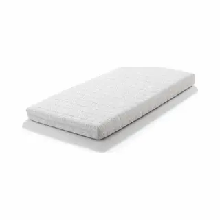 Kikishop SG30 Matelas En Polyéther, 10 Cm D'épaisseur, Confort De Couchage Moyen, Housse Amovible Et Lavable, Modèle Long (70cm X 210cm)