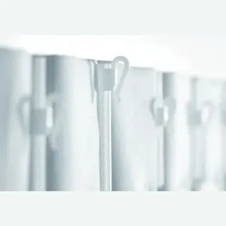 Gordijn Haakjes Verstelbare Plastic Inschuif Gordijnhaak 7, 5 Cm 20 Stuks