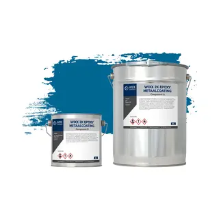Wixx 2K Epoxy Metaalcoating - 10L - Ral 5017 | Verkeersblauw