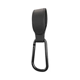 Kinderwagen Tassenhaak 1 Stuk - Tas Hanger - Buggy Haak - Extra Stevig - Wandelwagen Koppeling Haak - Verstevigde Klittenband Zwart