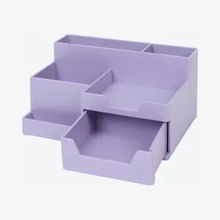 Bureau-organizer - 18, 5 X 15 X 9 Cm - 6 Vakken - Paars