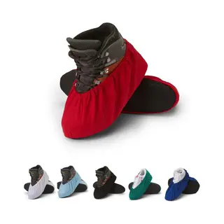 Scovvii Premium Overschoenen | Maat 42-47 | Rood | Antislip | Duurzaam | Wasbaar | Sterk | Schoenhoesjes | Schoenovertrek | Schoenbeschermers