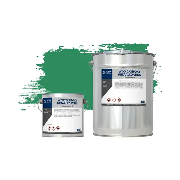 Wixx 2K Epoxy Metaalcoating - 5L - Ral 6024 | Verkeersgroen thumbnail
