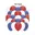 Rood/ Wit/ Blauw 100 stuks