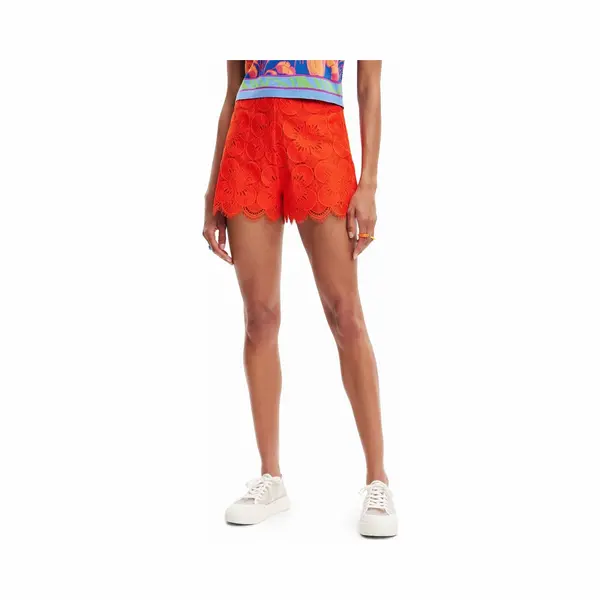 Desigual Dames Korte Broek Oranje Maat S thumbnail